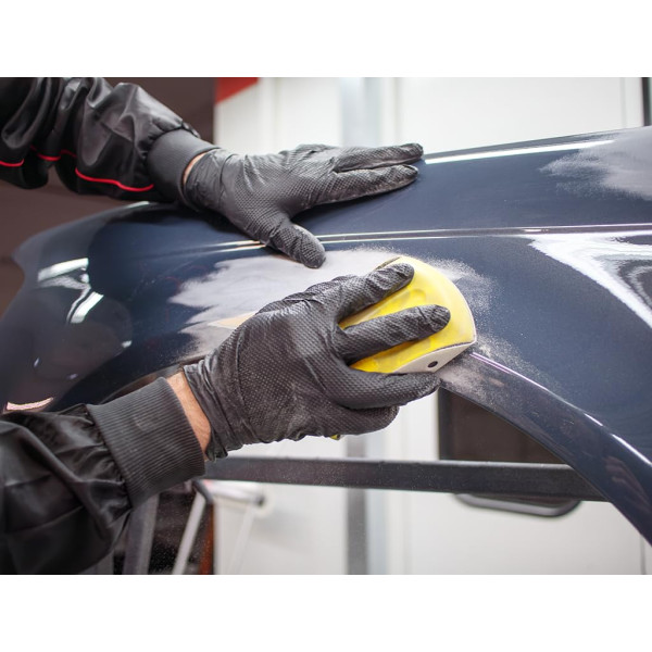 Gants - Jetables - Taille L - Ultra épais - Texturé - Haute protection - Nitrile - 50 pièces - APP