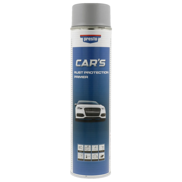 photo-Apprêt - Primaire d'accroche pour carrosserie - Gris - Antirouille - Excellente adhérence - Car's - 600ml
