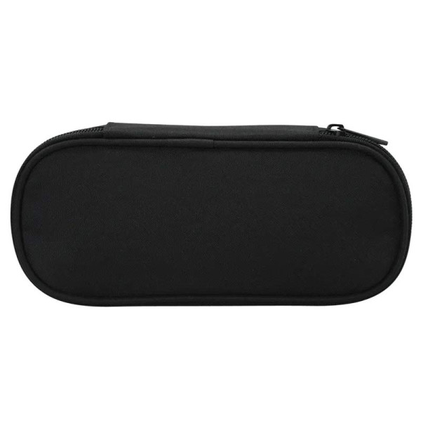 Trousse - Plumier - Noir - 1 compartiment - Fermeture zip - 23x10x5cm - Scolaire