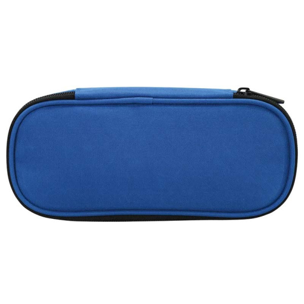 Trousse - Plumier - Bleu - 1 compartiment - Fermeture zip - 23x10x5cm - Scolaire
