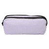 photo-Trousse - Mauve - 2 compartiments - Fermeture zip - 23x8x9cm - Scolaire