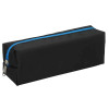 photo-Trousse - Noir et bleu - 1 compartiment - Fermeture zip - 22x6,5x8cm - Scolaire