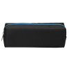 Trousse - Noir et bleu - 1 compartiment - Fermeture zip - 22x6,5x8cm - Scolaire