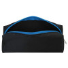 Trousse - Noir et bleu - 1 compartiment - Fermeture zip - 22x6,5x8cm - Scolaire