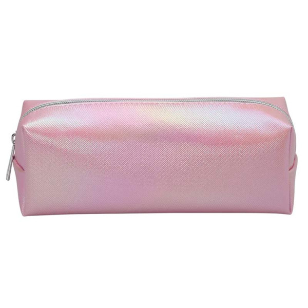 photo-Trousse - Rose brillant - 1 compartiment - 22x7x7cm - Fermeture zip - Scolaire