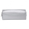 Trousse - Argent brillant - 1 compartiment - 22x7x7cm - Fermeture zip - Scolaire