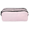photo-Trousse - Rose - 3 compartiments - Fermeture zip - 23x11x9cm - Scolaire