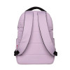 Sac à dos - Rose violet - 2 compartiments + poches zippées - Dos matelassé - Collège - Lycée - Walker