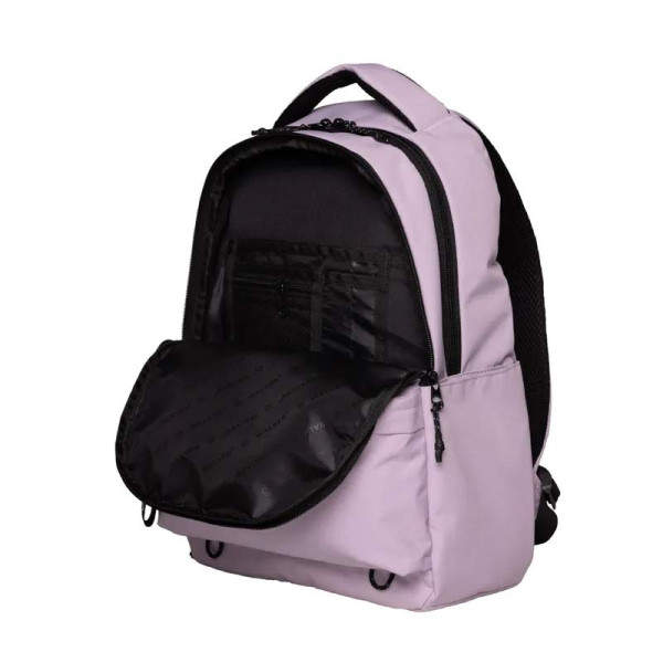 Sac à dos - Rose violet - 2 compartiments + poches zippées - Dos matelassé - Collège - Lycée - Walker