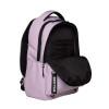 Sac à dos - Rose violet - 2 compartiments + poches zippées - Dos matelassé - Collège - Lycée - Walker