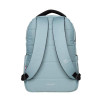 Sac à dos - Bleu clair - 2 compartiments + poches zippées - Dos matelassé - Collège - Lycée - Walker