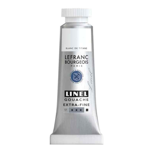 photo-Gouache - Extra-fine - Blanc de Titane - 08 - Lefranc Bourgeois - Linel - 14ml