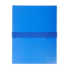 Chemise à dos - Extensible - Bleu - Sangle à scratch - Jusqu'à 13cm - Classement - Exacompta