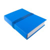 photo-Chemise à dos - Extensible - Bleu - Sangle à scratch - Jusqu'à 13cm - Classement - Exacompta