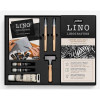 Coffret linogravure - 2 plaques + médium + gouges + rouleau + encres - Pébéo