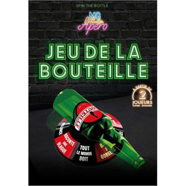 Jeu de la bouteille - Animation - Soirée - Anniversaire - Jeu apéro - Mister Gadget