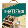 photo-Coffret de jeux de société - Bois - Echecs - Dame - Petits chevaux - Jeu de l'Oie