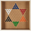 Coffret de jeux de société - Bois - Echecs - Dame - Petits chevaux - Jeu de l'Oie