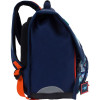 Cartable - Primaire - Bleu marine - 2 compartiments - 38x16x34cm - Dinosaures