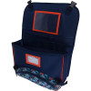 Cartable - Primaire - Bleu marine - 2 compartiments - 38x16x34cm - Dinosaures