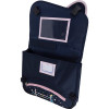 Cartable - Primaire - Bleu marine/Rose - 2 compartiments - 38x16x34cm - Cheval