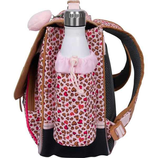 Cartable - Tann's - Motif cœurs - Primaire CP,CE1 et CE2 - 38x29x15cm - Lilou