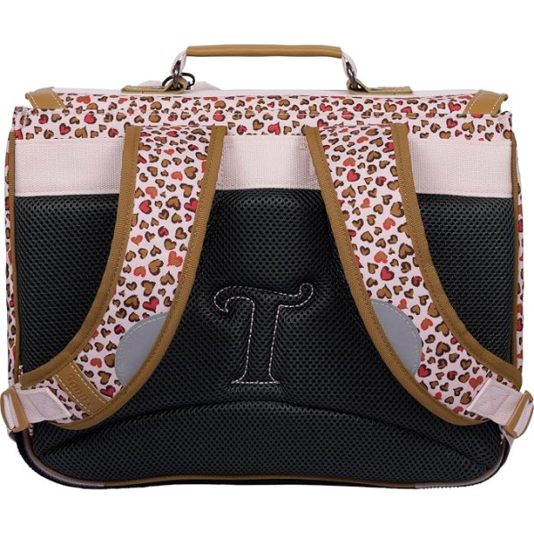 Cartable - Tann's - Motif cœurs - Primaire CP - 35x27x14,5cm - Lilou