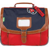 photo-Cartable - Tann's - Bleu marine et rouge - Maternelle - 32x27x12cm - Arthur