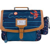 photo-Cartable - Tann's - Bleu marine - Primaire CP,CE1 et CE2 - 38x29x15cm - Titouan x Armor Lux