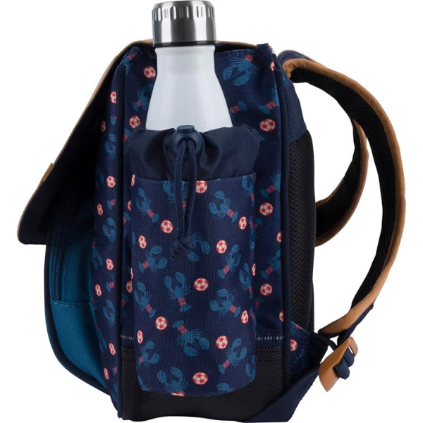 Cartable - Tann's - Bleu marine - Primaire CP,CE1 et CE2 - 38x29x15cm - Titouan x Armor Lux