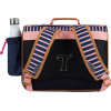 Cartable - Tann's - Bleu marine et rose - Primaire CP,CE1 et CE2 - 38x29x15cm - Océane x Armor Lux