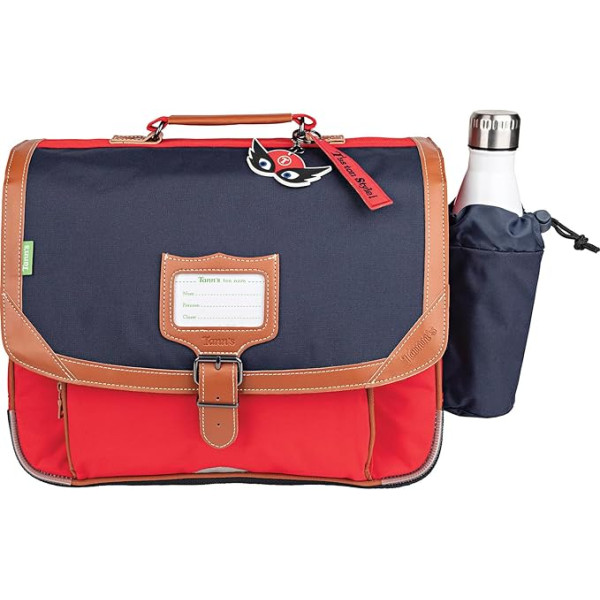 photo-Cartable - Tann's - Bleu marine et rouge - Primaire CP, CE1 et CE2 - 38x29x15cm - Arthur