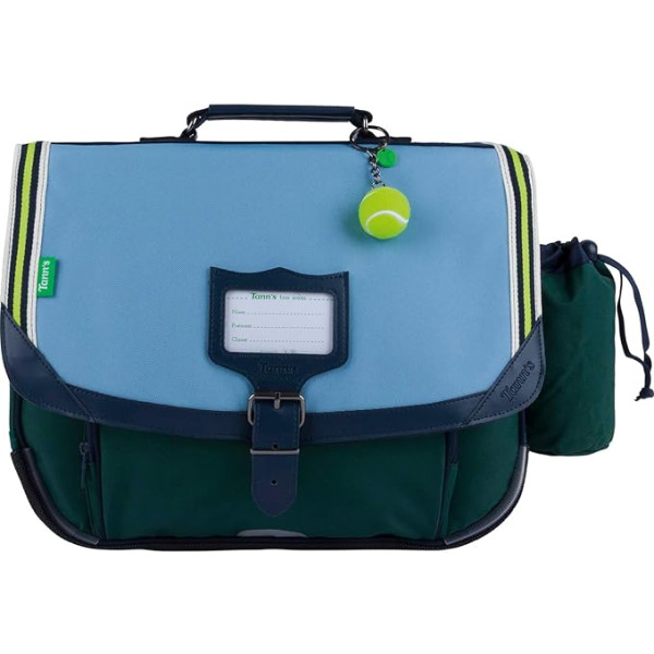 photo-Cartable - Tann's - Bleu et vert - Primaire CP, CE1 et CE2 - 38x29x15cm - Valentin