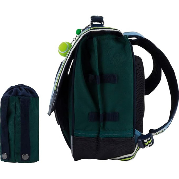 Cartable - Tann's - Bleu et vert - Primaire CP, CE1 et CE2 - 38x29x15cm - Valentin