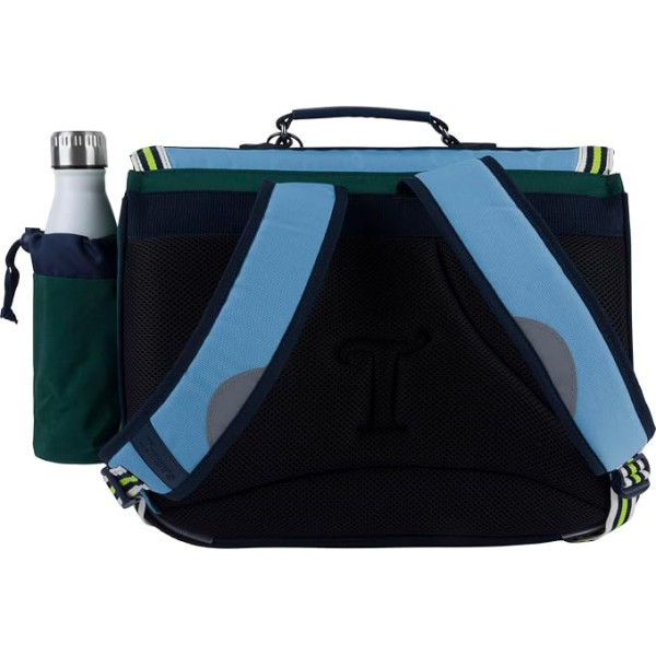 Cartable - Tann's - Bleu et vert - Primaire CP, CE1 et CE2 - 38x29x15cm - Valentin