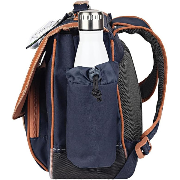 Cartable - Tann's - Bleu marine - Primaire CP, CE1 et CE2 - 38x29x15cm - Camille