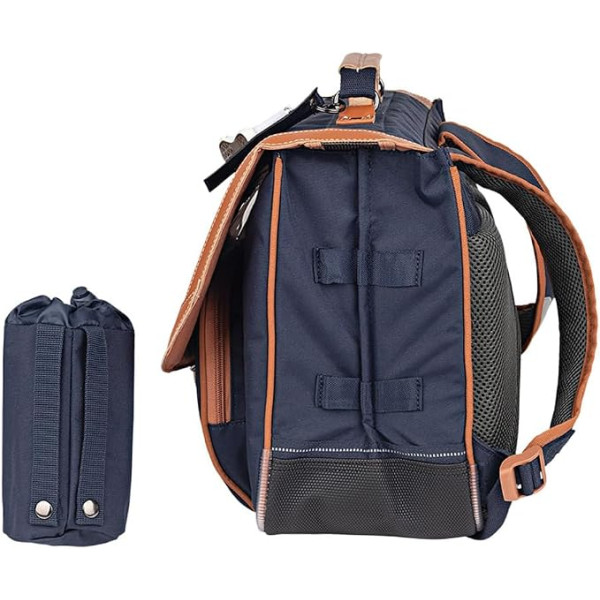 Cartable - Tann's - Bleu marine - Primaire CP, CE1 et CE2 - 38x29x15cm - Camille