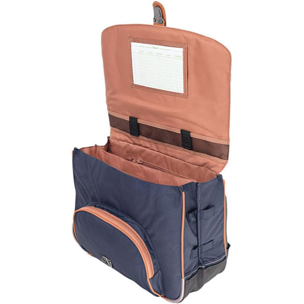 Cartable - Tann's - Bleu marine - Primaire CP, CE1 et CE2 - 38x29x15cm - Camille