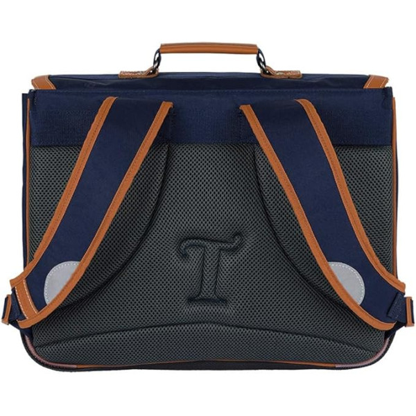 Cartable - Tann's - Bleu marine - Primaire CE2, CM1 et CM2 - 41x33x17cm - Camille