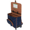 Cartable à roulettes - Tann's - Bleu marine - Primaire CP, CE1 et CE2 - 38x29x15cm - Camille