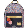 photo-Sac à dos - Tann's - Motif fleuris - Primaire et collège - 31x41x14,5cm - Antonia