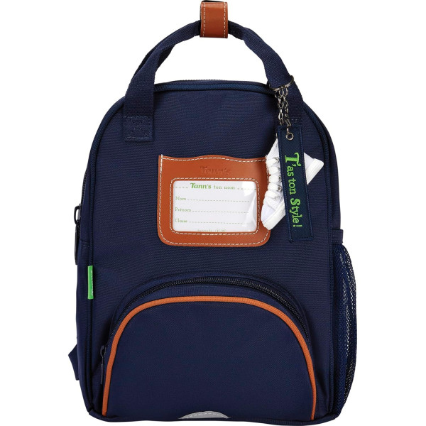 photo-Sac à dos - Tann's - Bleu marine - Crèche - Maternelle - 21,5x29x9cm - Camille