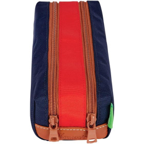 Trousse - Tann's - Bleu marine et rouge - 2 compartiments - Primaire - Collège - Arthur