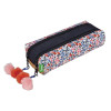 photo-Trousse - Tann's - Motif fleuris - 2 compartiments - Primaire - Collège - Antonia