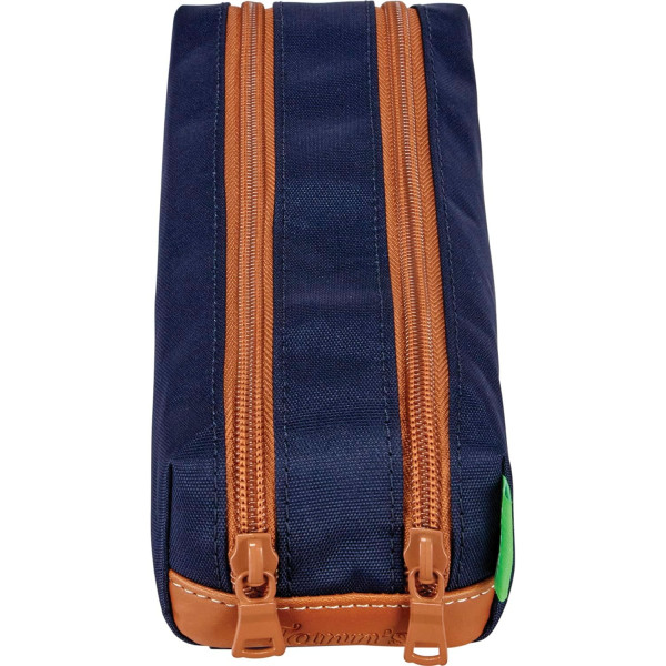 Trousse - Tann's - Bleu marine - 2 compartiments - Primaire - Collège - Camille