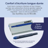 Cartouche d'encre - Bleu - Effaçable - Grande taille - Compatible stylos LAMY - 5 cartouches