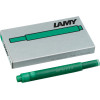 photo-Cartouche d'encre - Vert - Grande taille - Compatible stylos LAMY - 5 cartouches