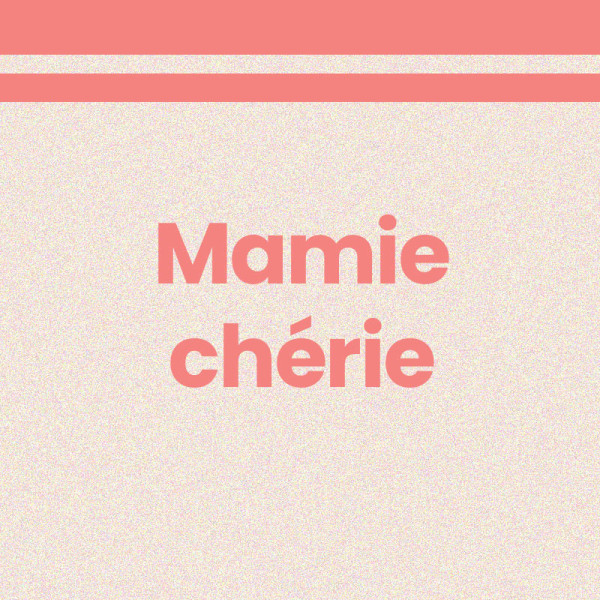 Chaussettes - Femme - Beige avec paillettes avec bandes corail - Mamie chérie - Taille 36/42