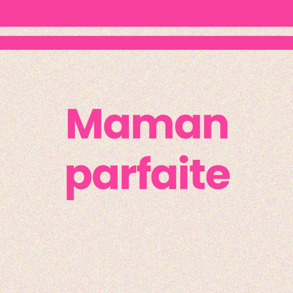 Chaussettes - Femme - Beige avec paillettes avec bandes rose - Maman parfaite - Taille 36/42