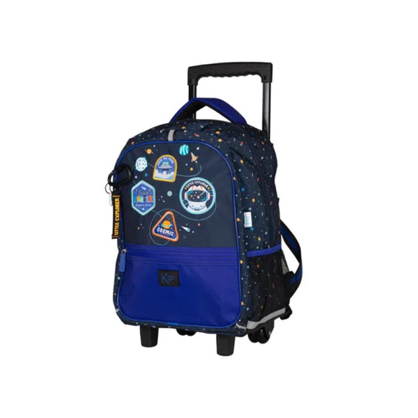 Sac à dos à roulettes - Primaire CE2, CM1 et CM2 - Système solaire - 42x33x18cm